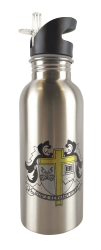 Silver Stainless Steel Drinks Bottle